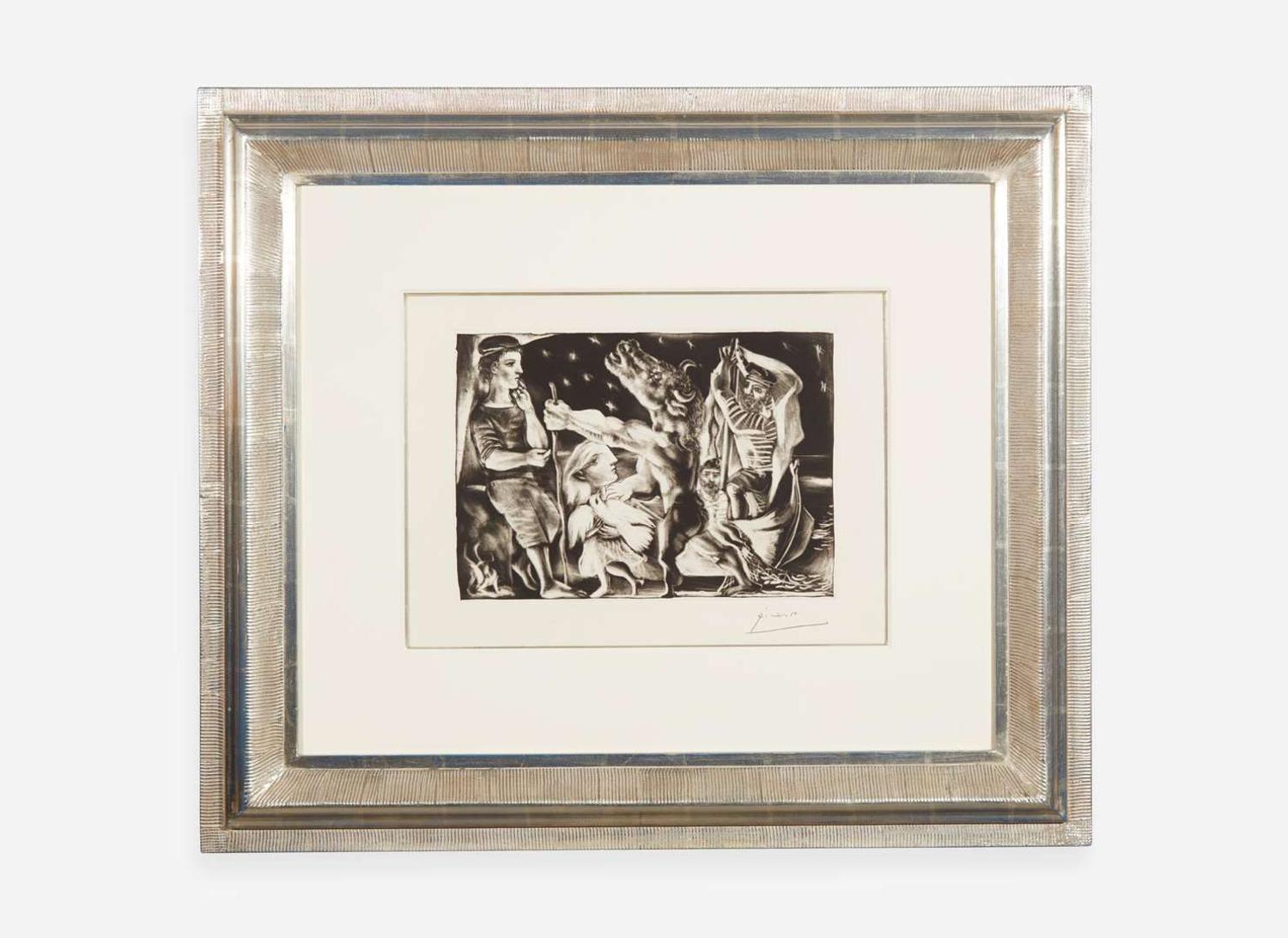 Pablo Picasso (Spanish, 1881-1973) - Minotaure Aveugle Guidé par une Fillette dans la Nuit, from La Suite Vollard