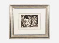 Pablo Picasso (Spanish, 1881-1973) - Minotaure Aveugle Guidé par une Fillette dans la Nuit, from La Suite Vollard