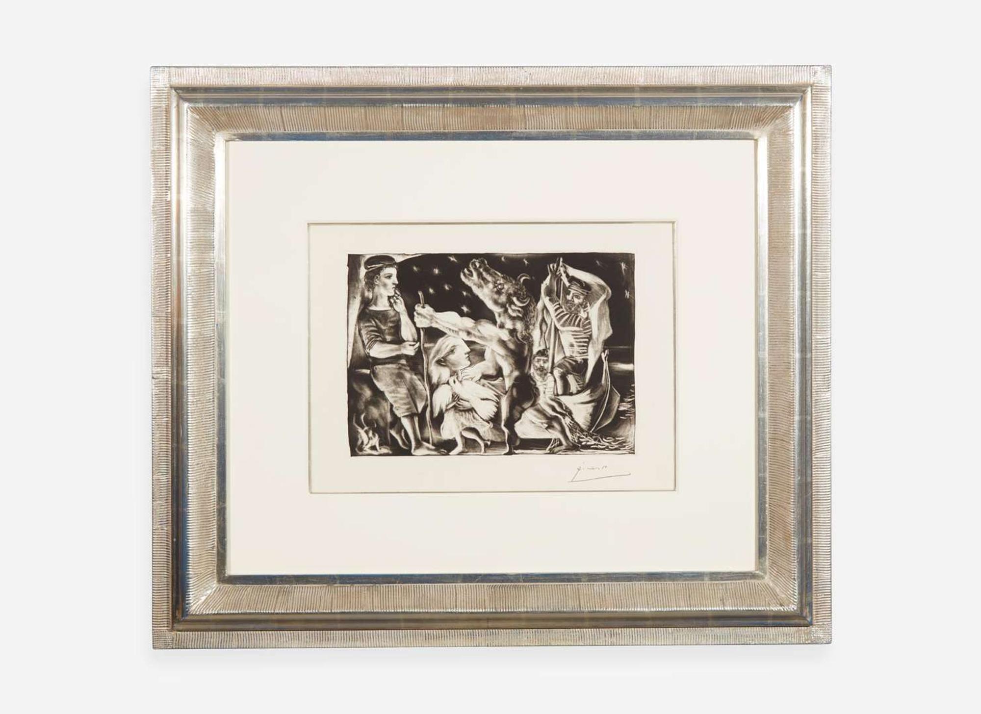 Pablo Picasso (Spanish, 1881-1973) - Minotaure Aveugle Guidé par une Fillette dans la Nuit, from La Suite Vollard