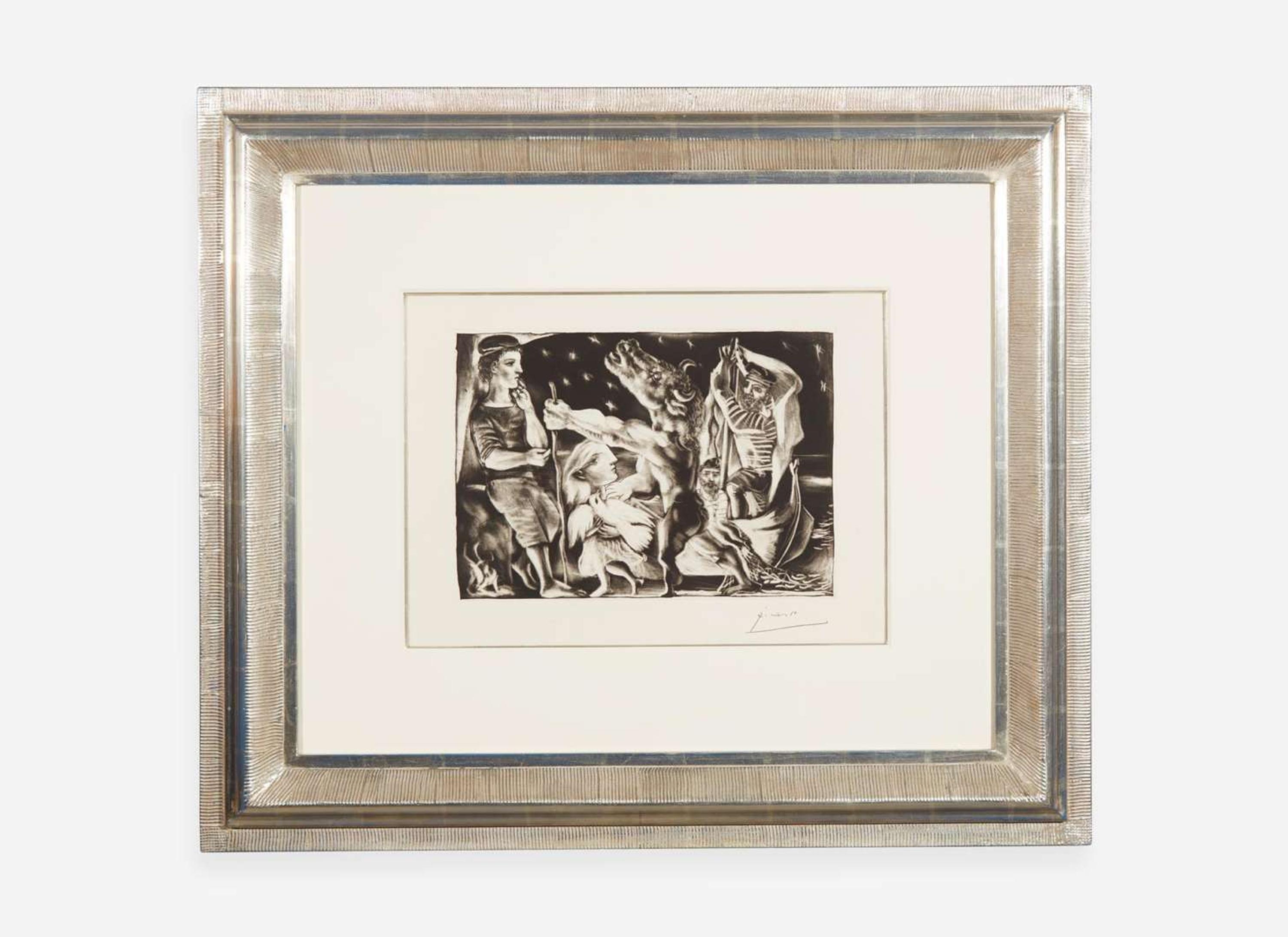 Pablo Picasso (Spanish, 1881-1973) - Minotaure Aveugle Guidé par une Fillette dans la Nuit, from La Suite Vollard
