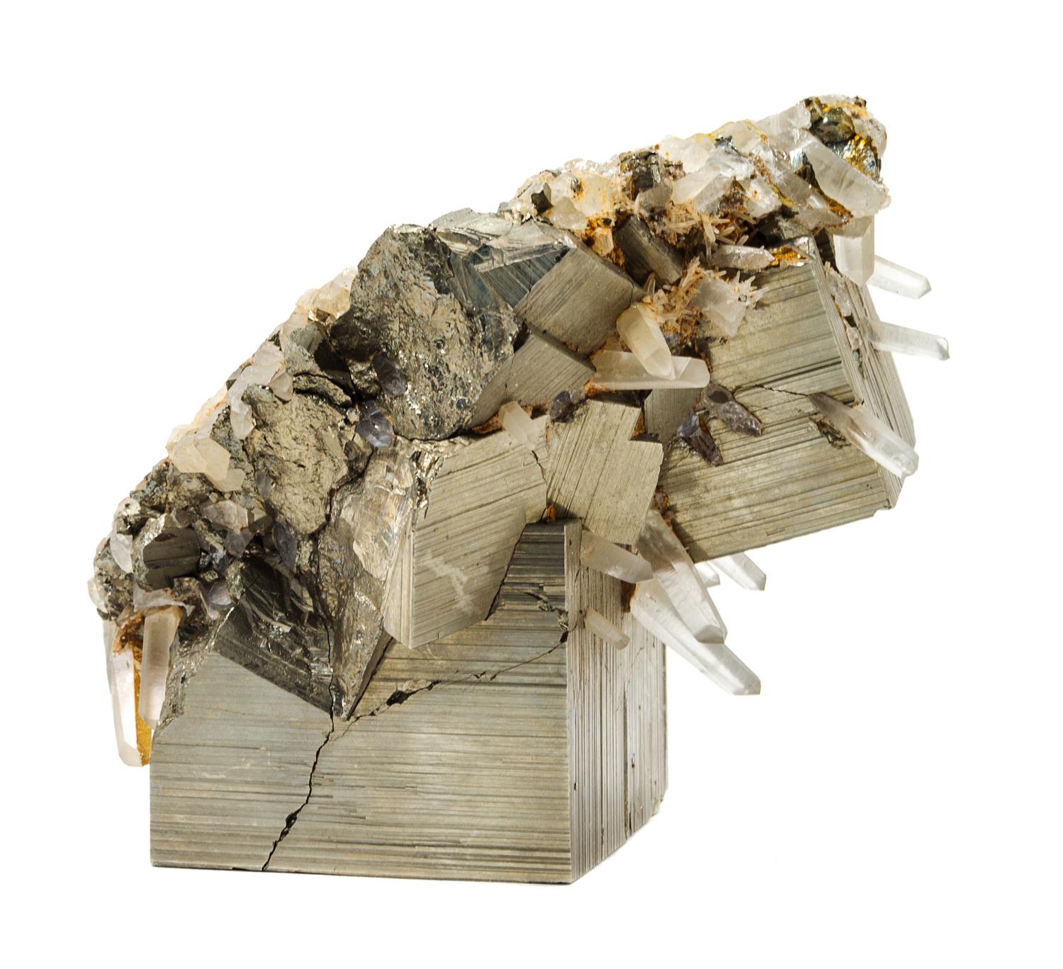 A Silver Metallic Geode Height 4 7/8 inches. — 20TH CENTURY