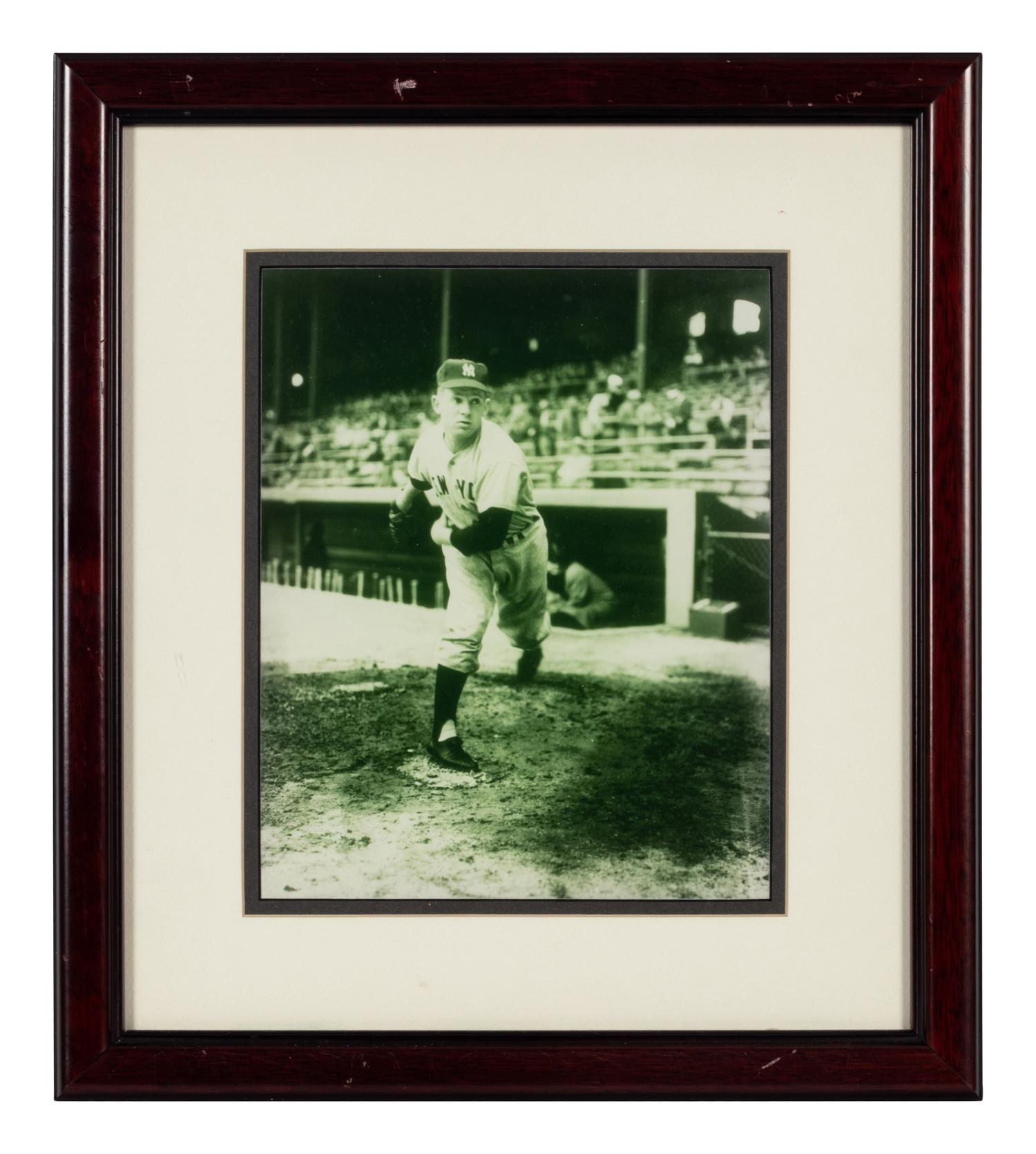 A Group of 11 Photographs of New York Yankees Players Formerly Displayed at Mike Ditka’s Restaurant