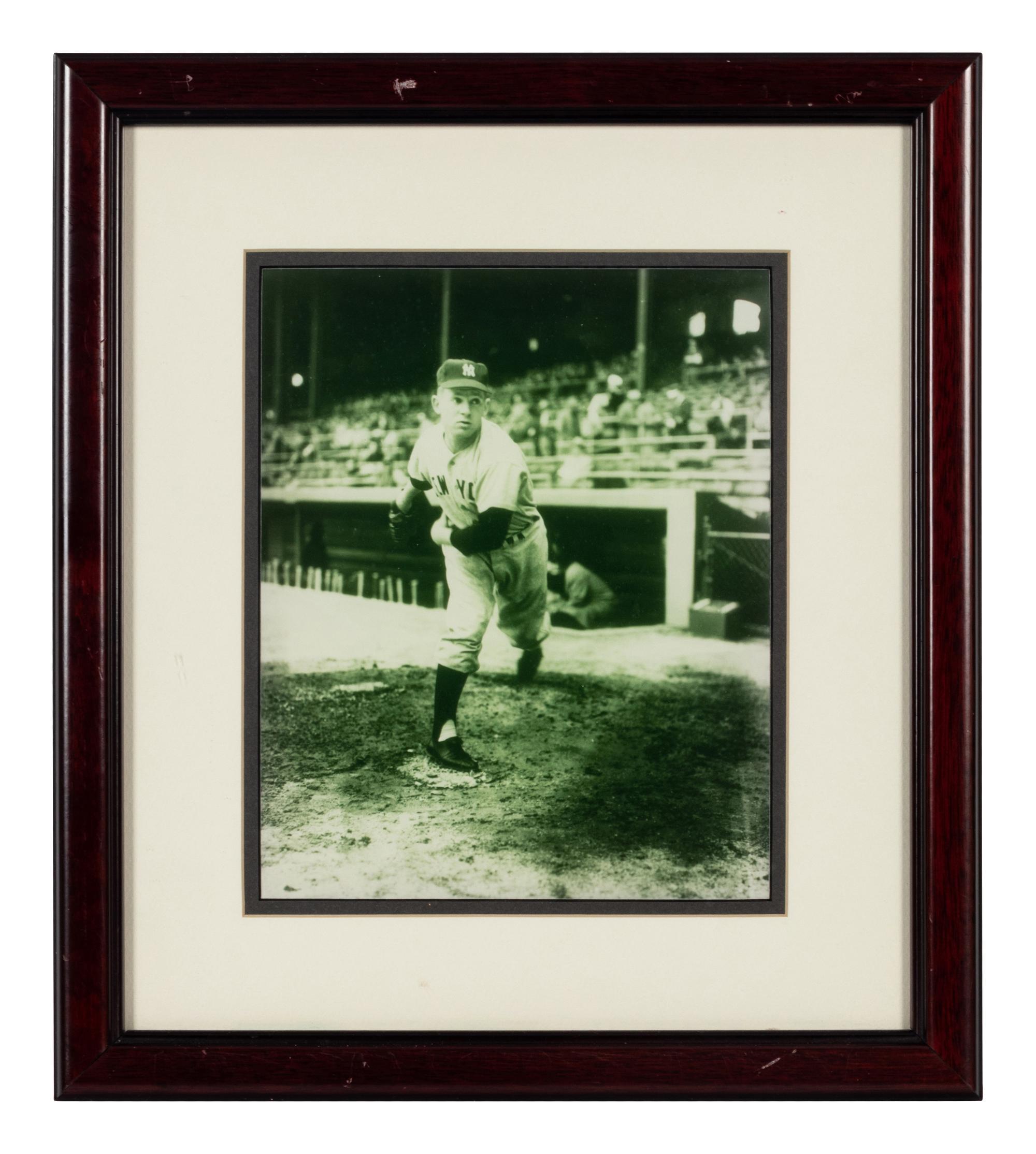 A Group of 11 Photographs of New York Yankees Players Formerly Displayed at Mike Ditka’s Restaurant