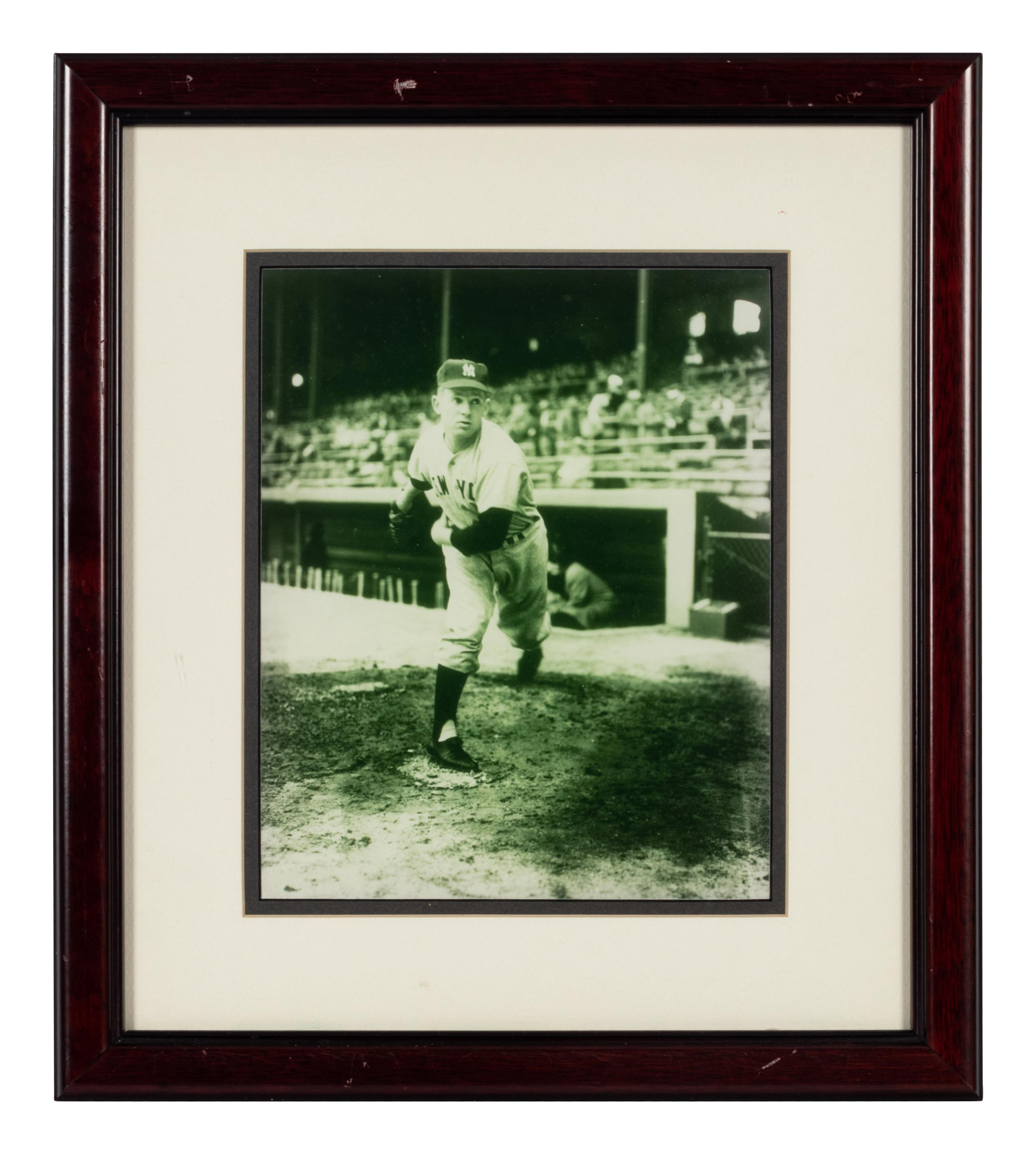 A Group of 11 Photographs of New York Yankees Players Formerly Displayed at Mike Ditka’s Restaurant