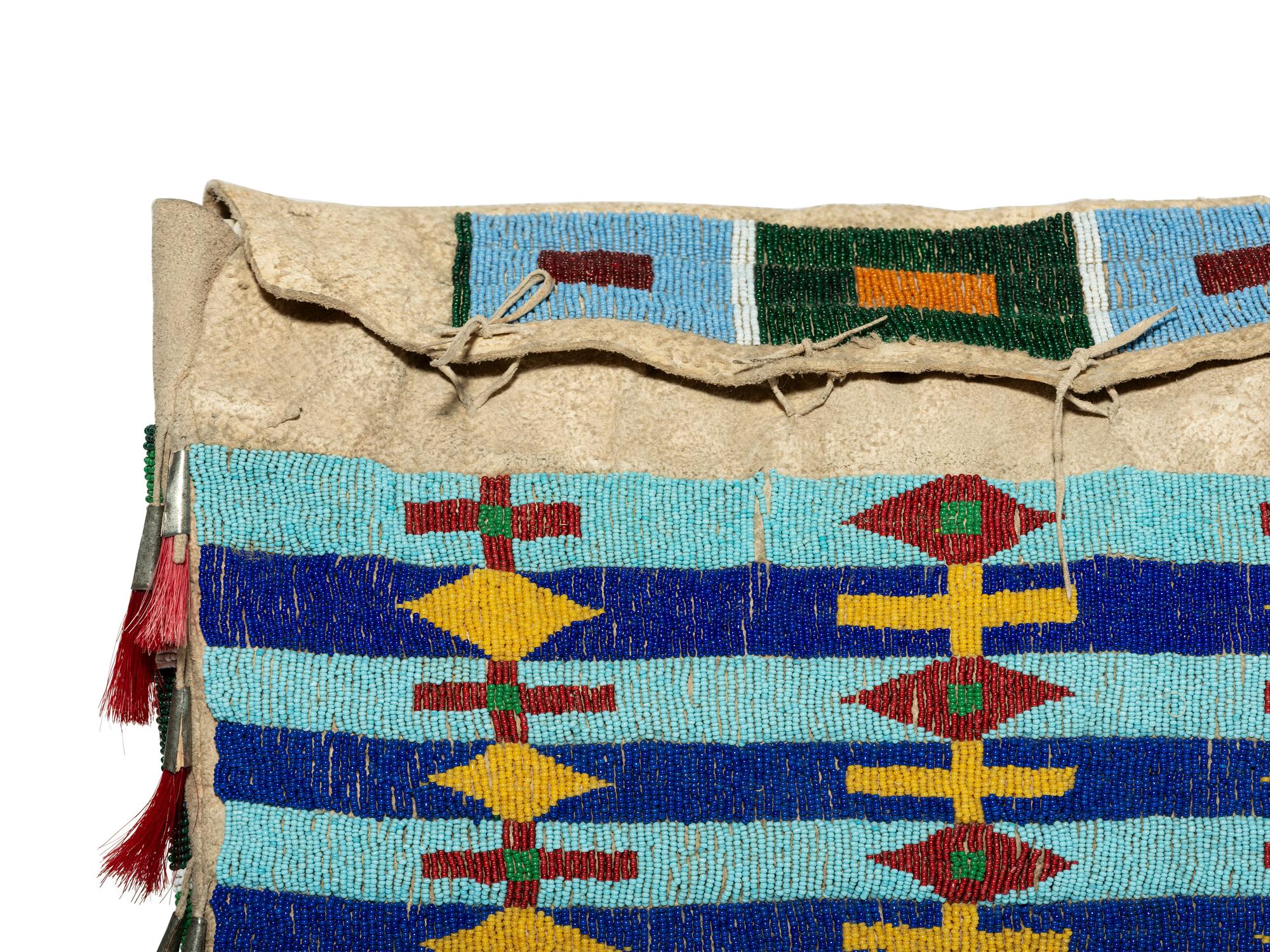 Sioux Beaded Hide Possible Bag