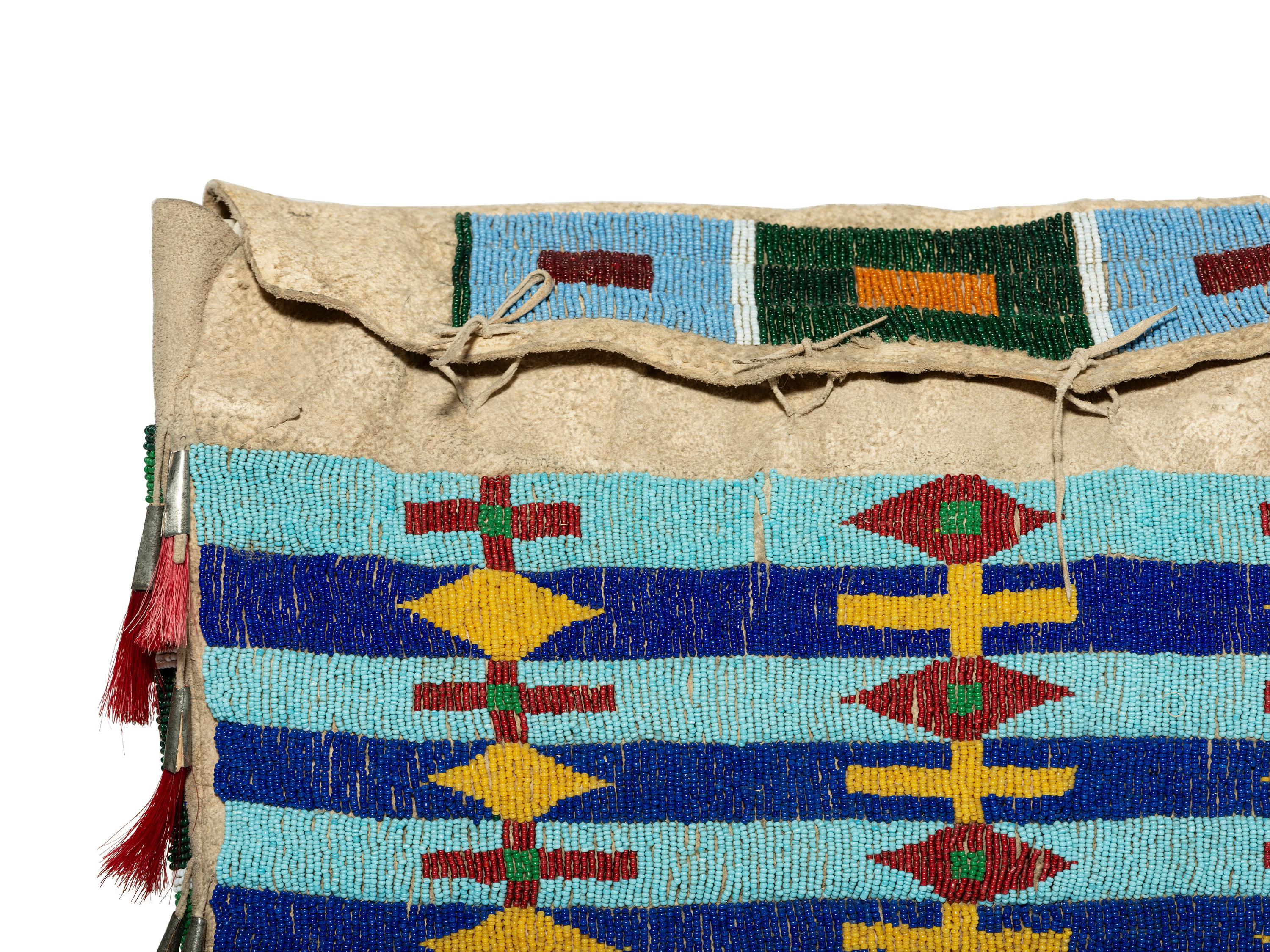 Sioux Beaded Hide Possible Bag