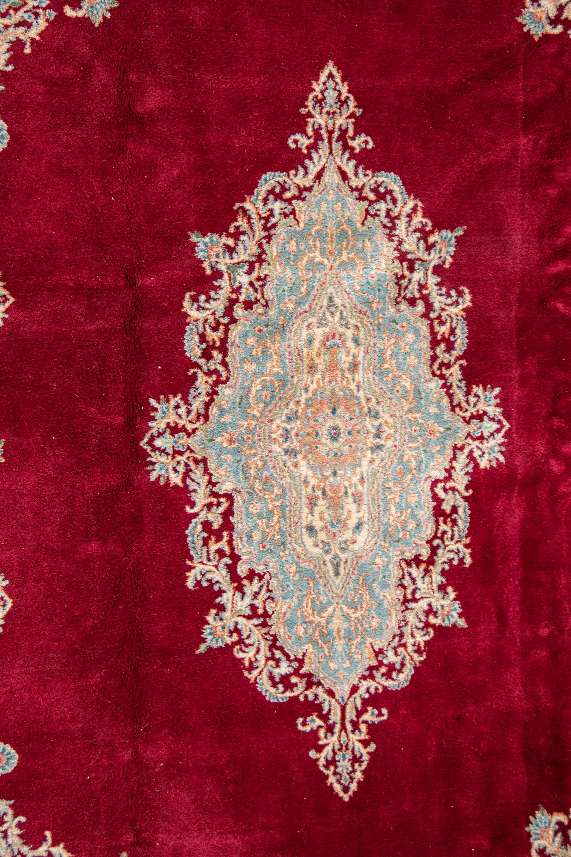 A Kirman Wool Rug