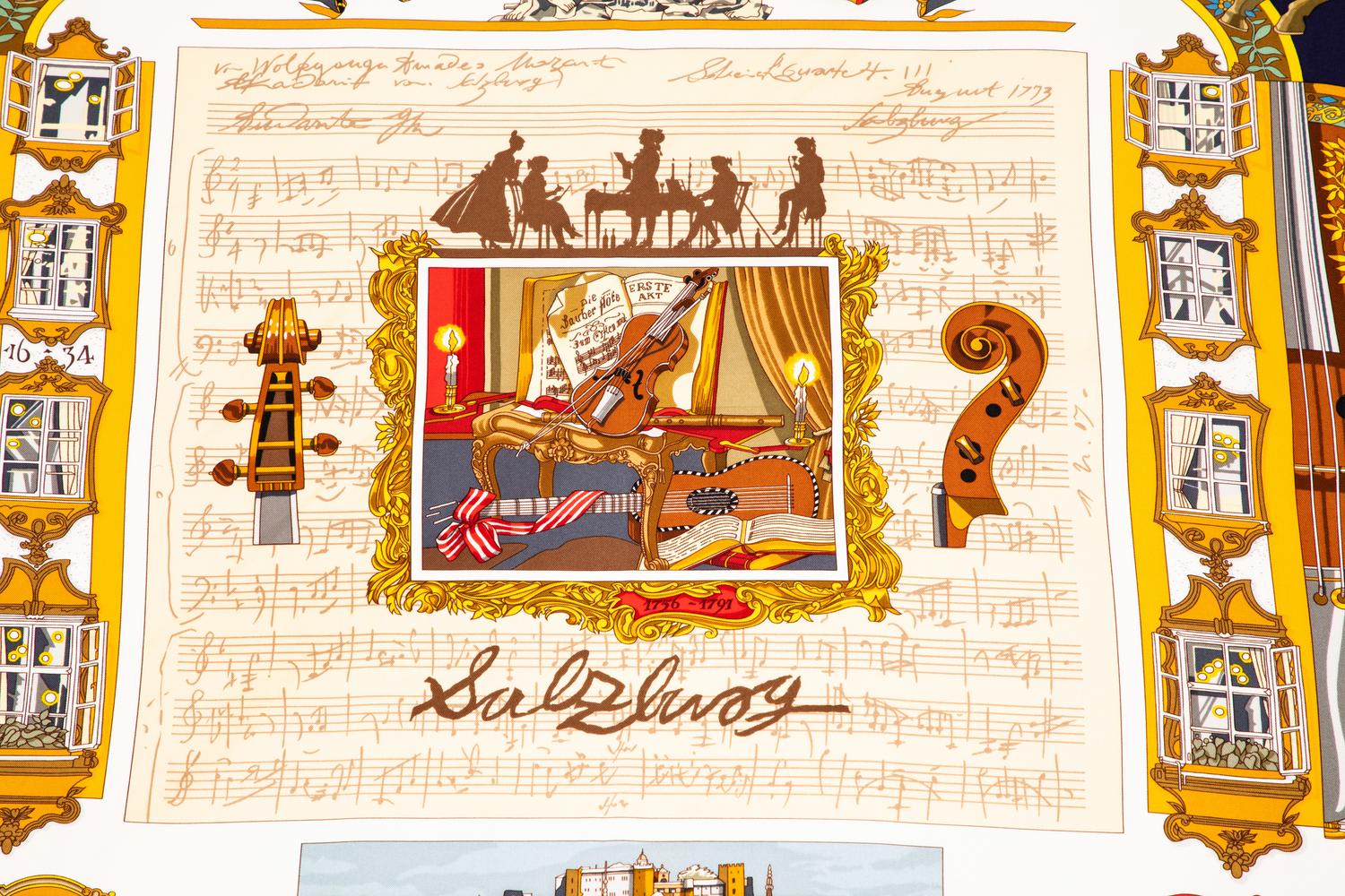 Hermès 90cm Silk Scarf