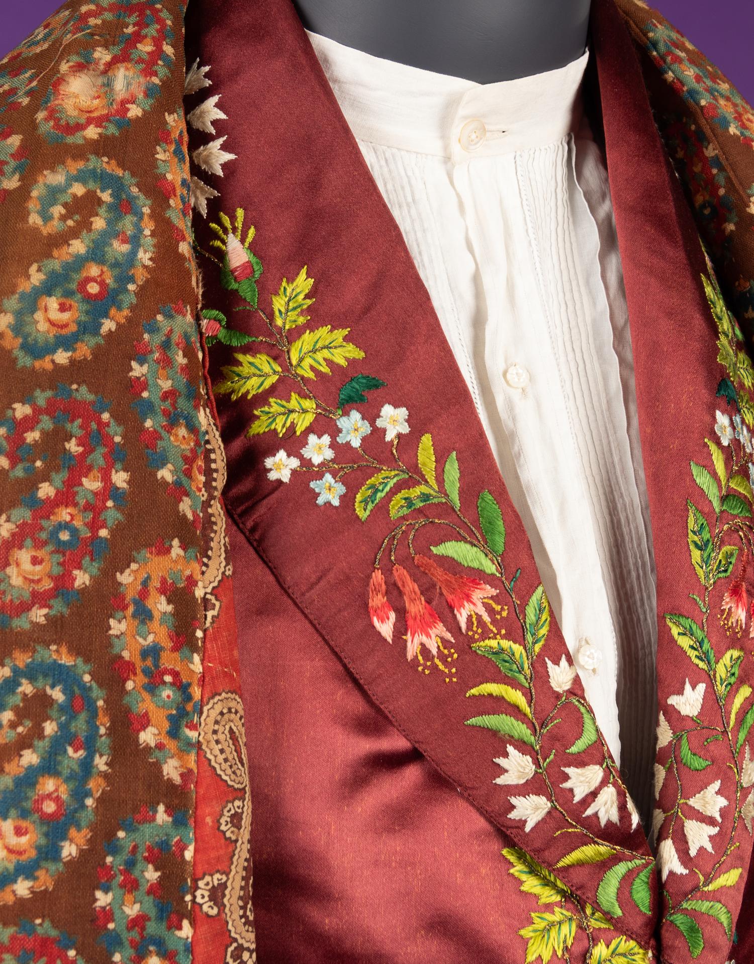 Two Men's Banyan Robes, 1840 & 1870