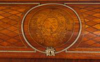 A Louis XVI Style Gilt Bronze Mounted Parquetry Bureau à Cylindre