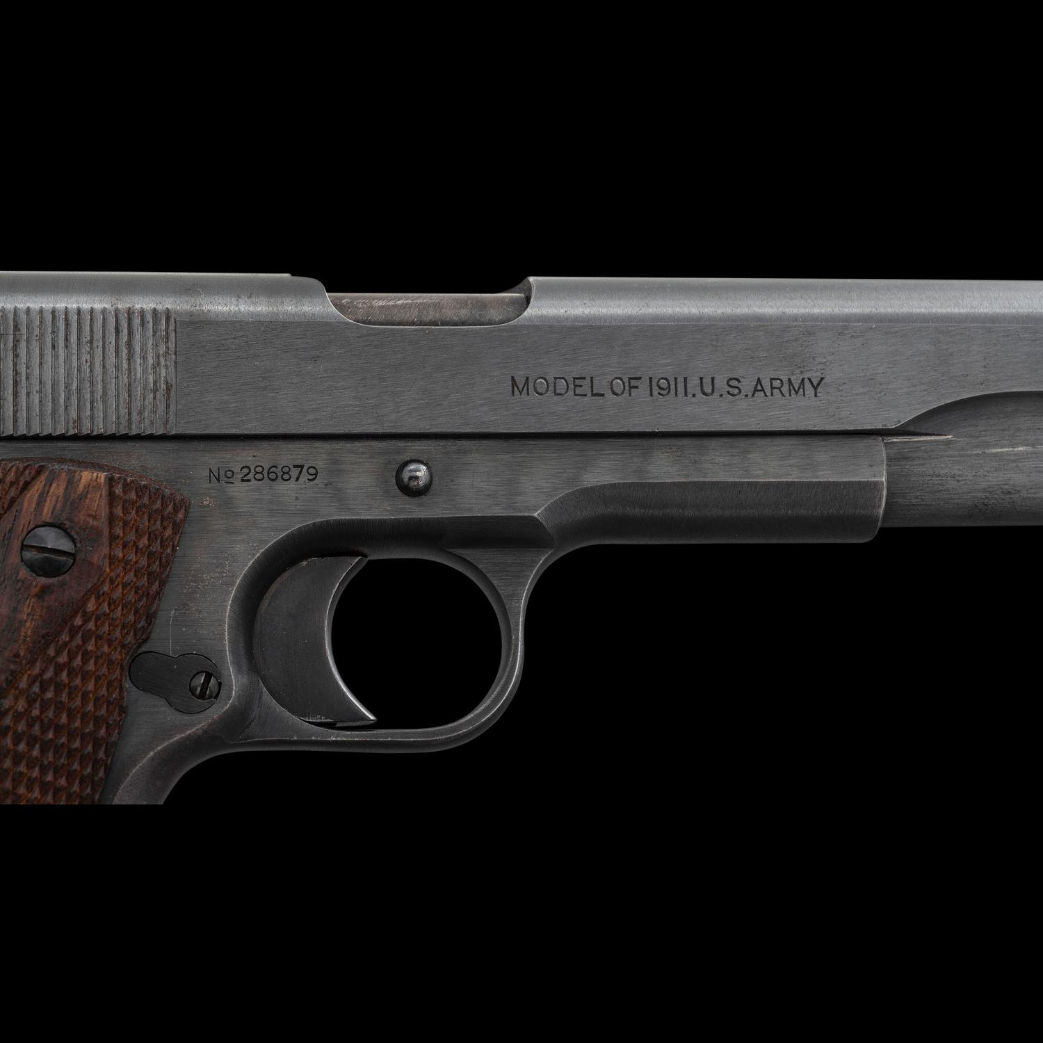 ** US Army Colt Model 1911 Brushed Blue Pistol Manufactured in 1918