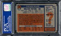 A 1976 Topps Walter Payton Rookie Football Card No. 148 (PSA 8)