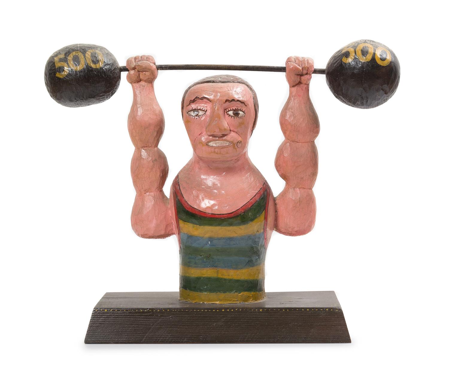 Edward Larson, (American, b. 1931), Strongman, 1979