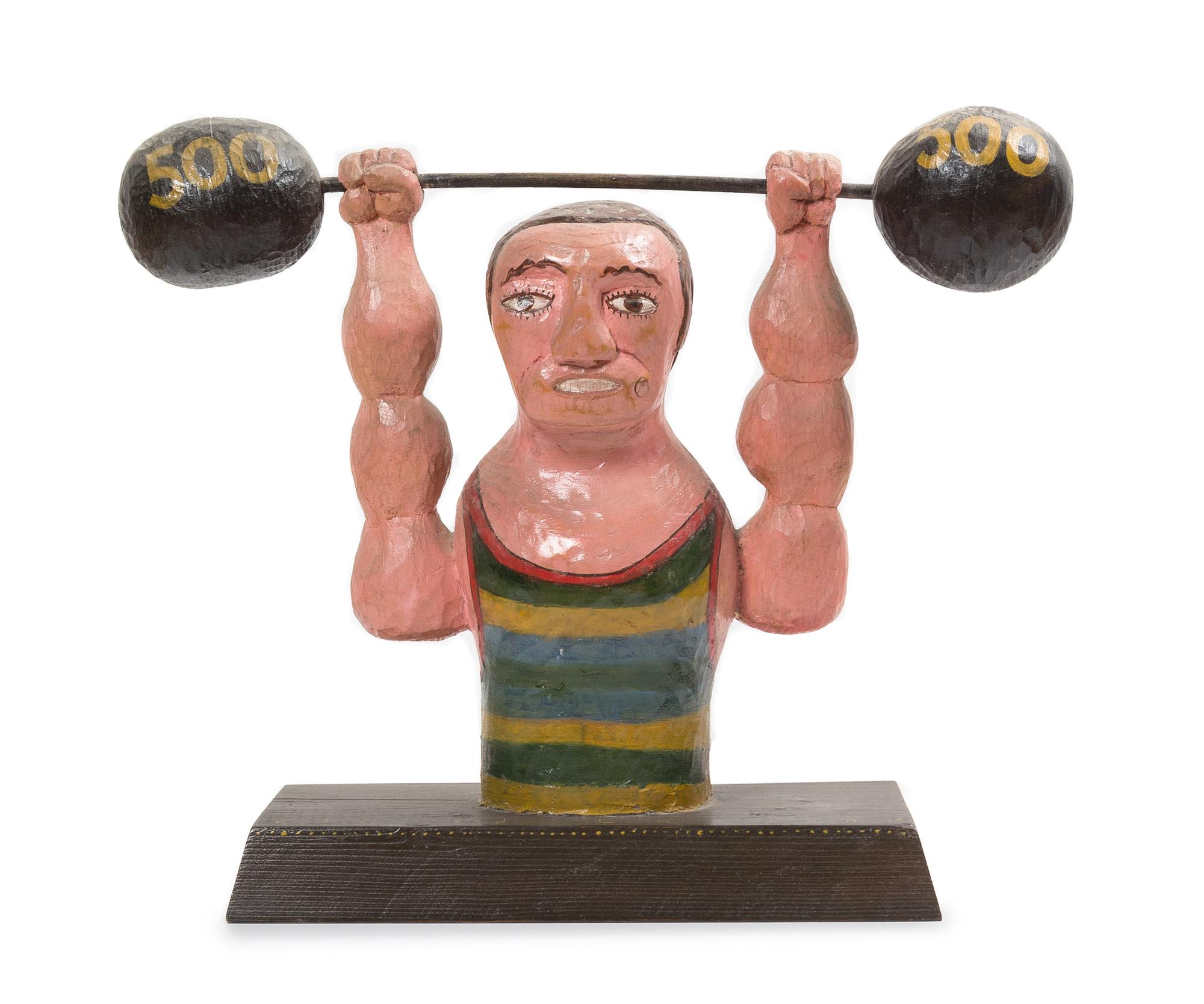 Edward Larson, (American, b. 1931), Strongman, 1979