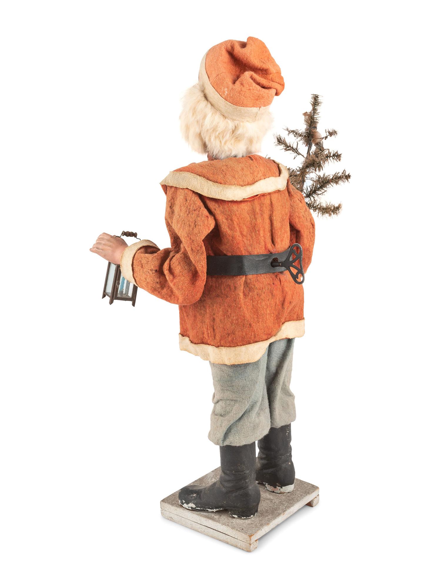 A Wind-Up Santa Claus Nodder
