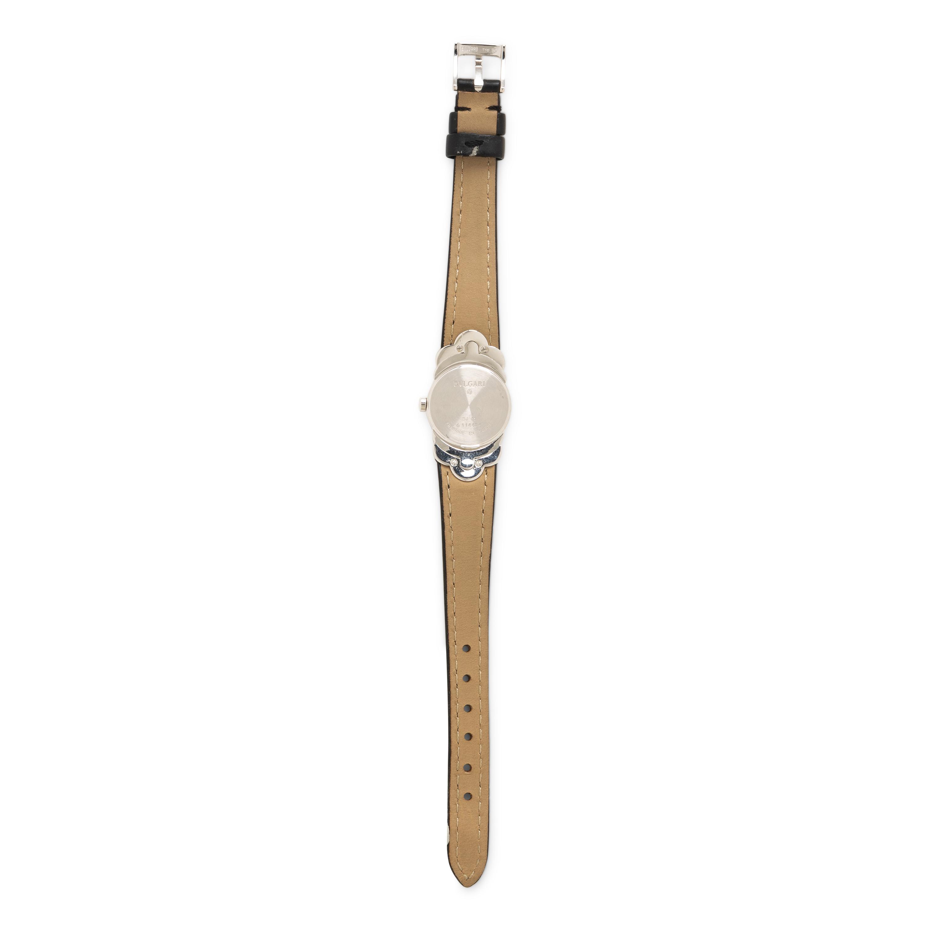 Bulgari, Ref. BJ 01, 18K White Gold and Diamond 'Parentesi' Watch