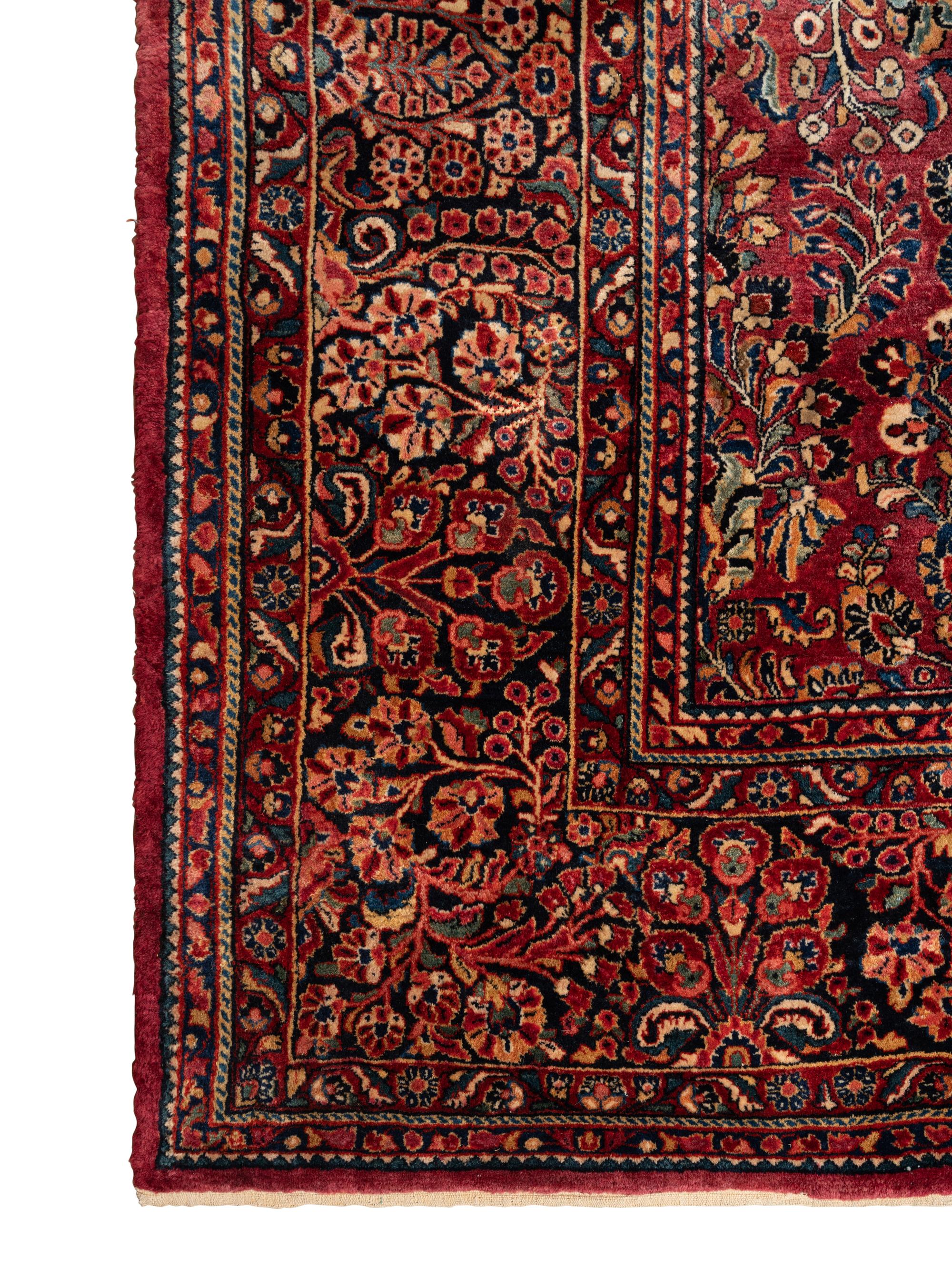 A Sarouk Wool Rug