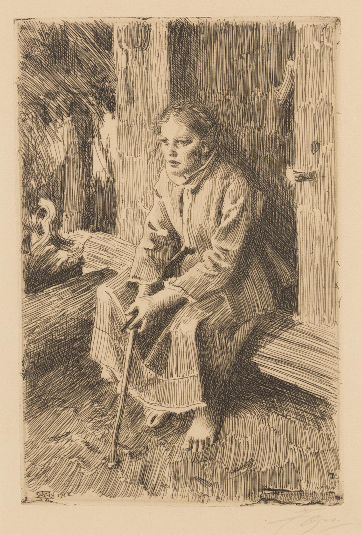 Anders Zorn, (Swedish, 1860-1920), Valkulla, 1912