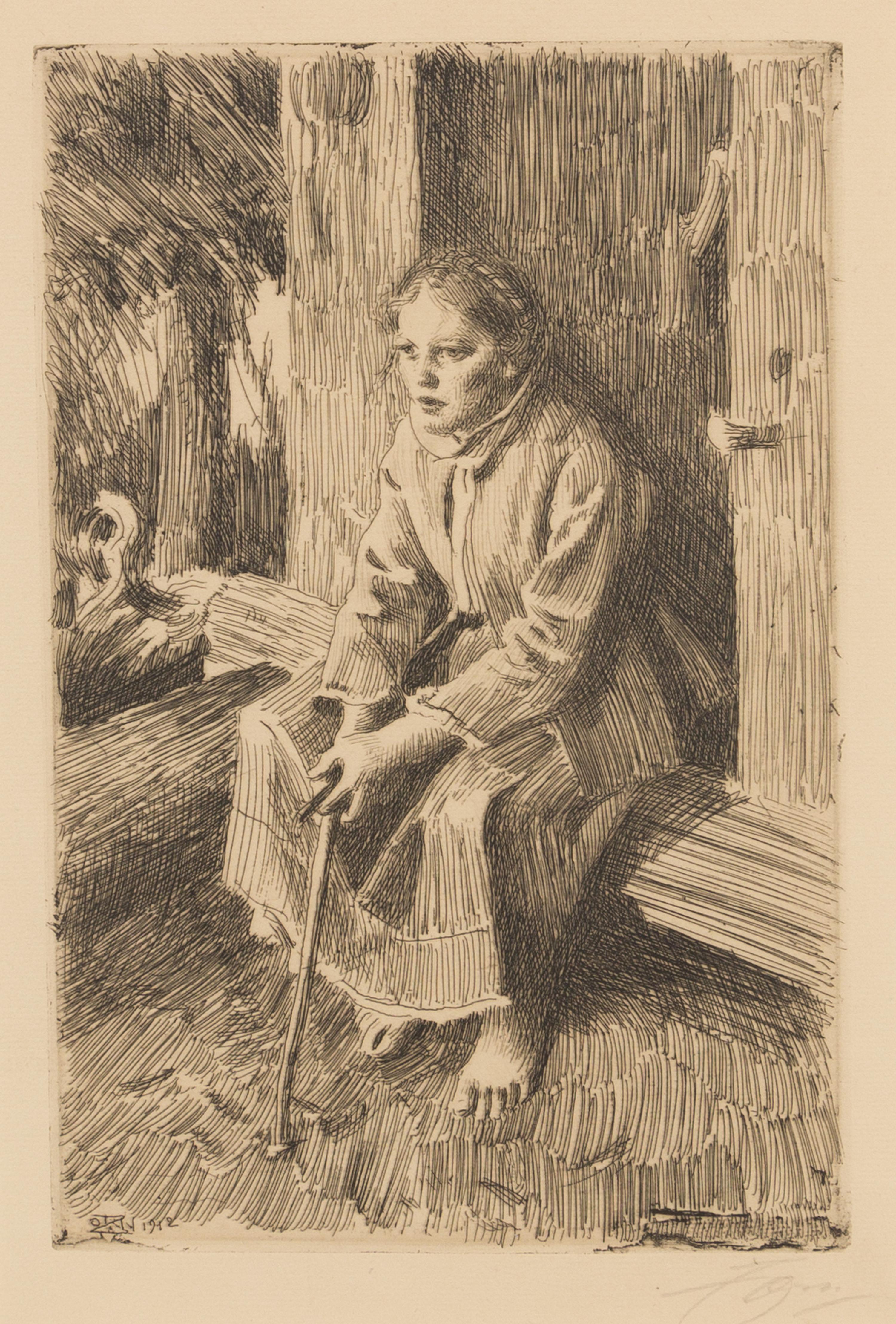 Anders Zorn, (Swedish, 1860-1920), Valkulla, 1912