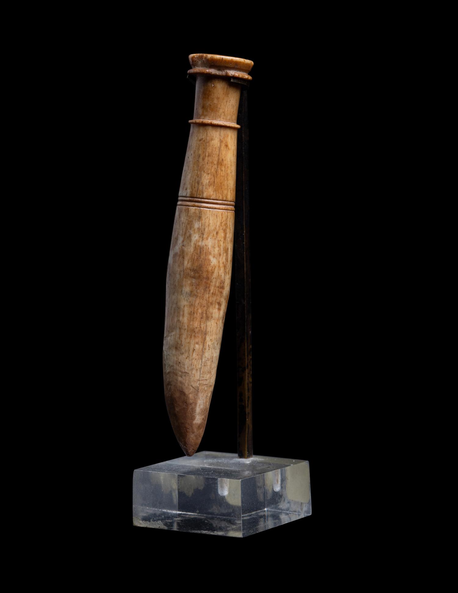 An Egyptian Bone Alabastron