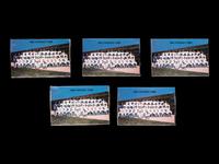 A Group of Five 1982 Chicago Cubs Red Lobster Factory Sealed Team Sets (Ryne Sandberg Rookie)