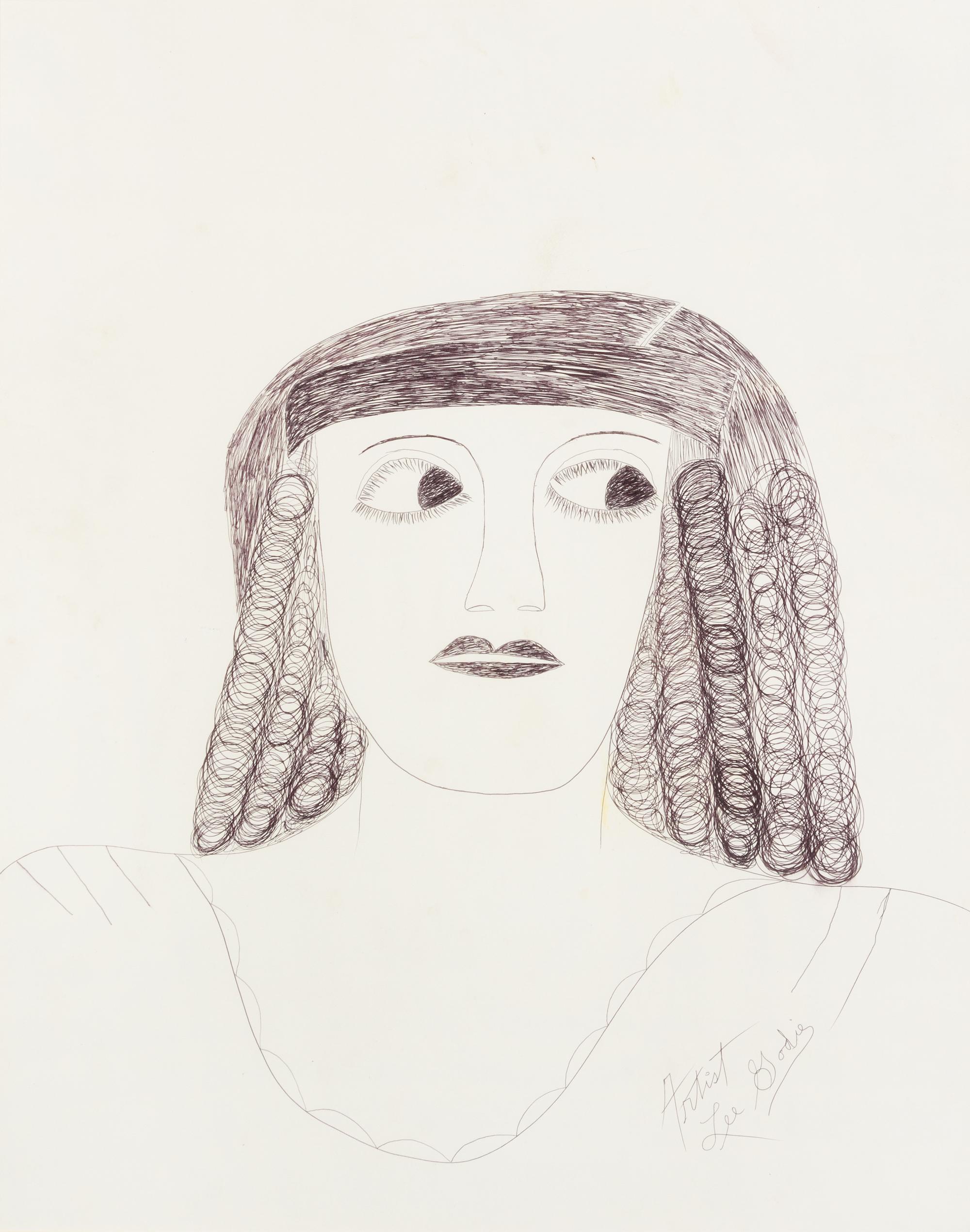 Lee Godie, (American, 1908-1994), Untitled