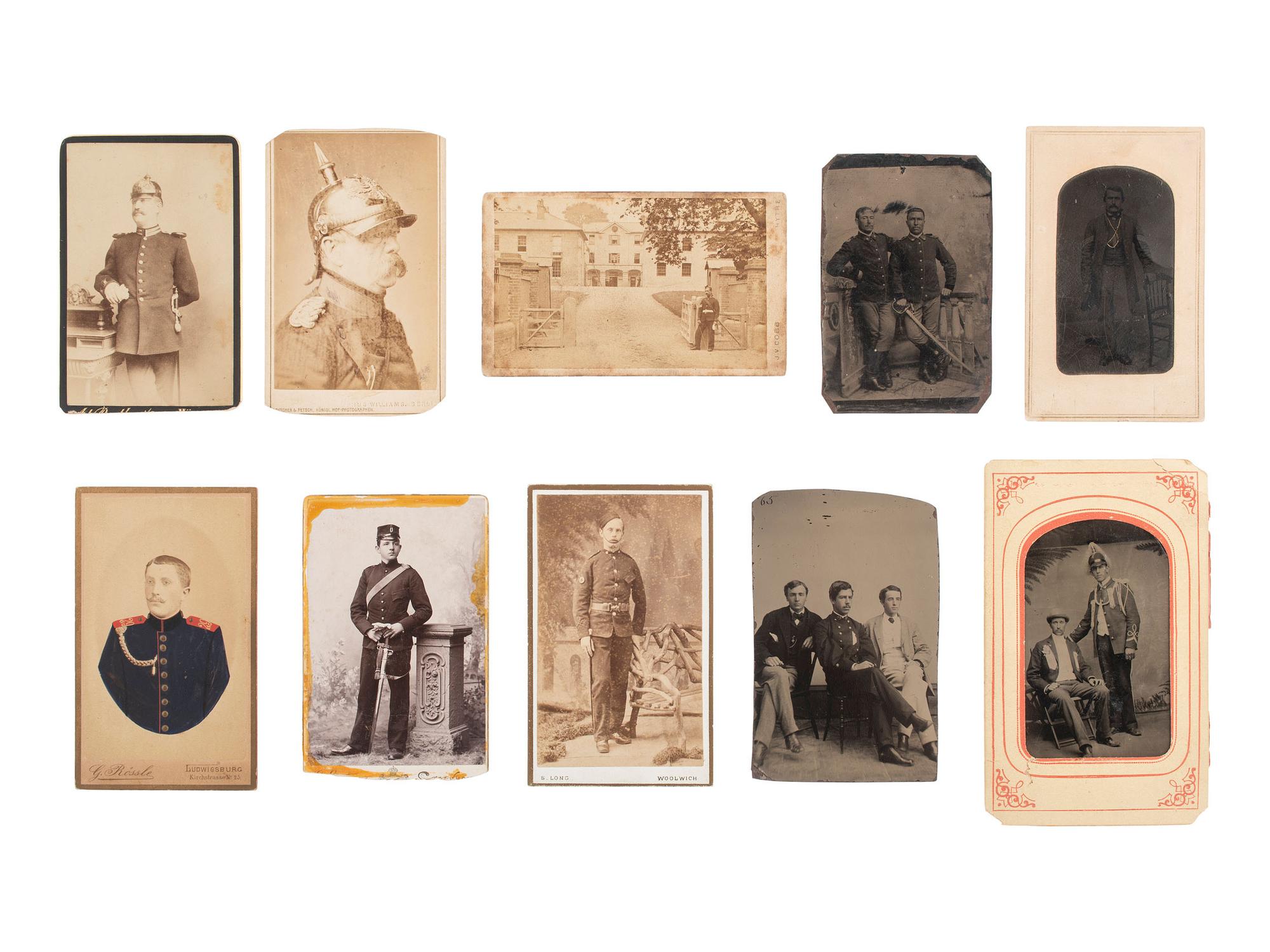[MILITARIA]. 50+ photographs of military subjects in the United States and abroad.