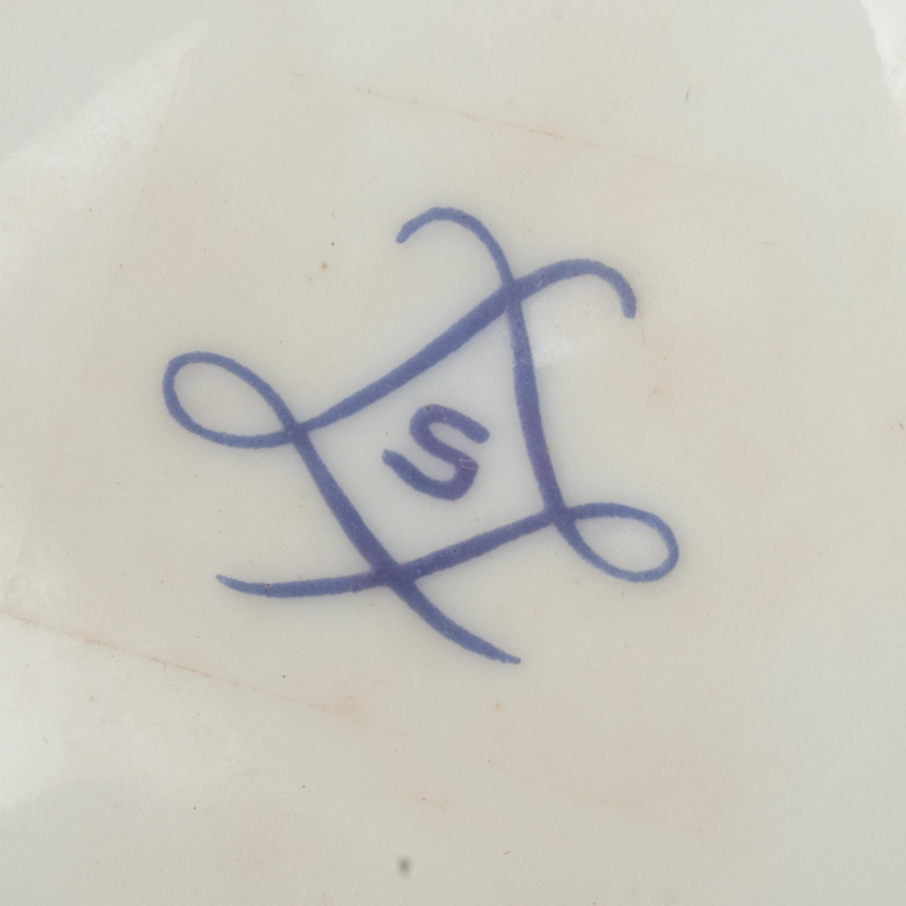 A Sèvres Style Porcelain Inkwell