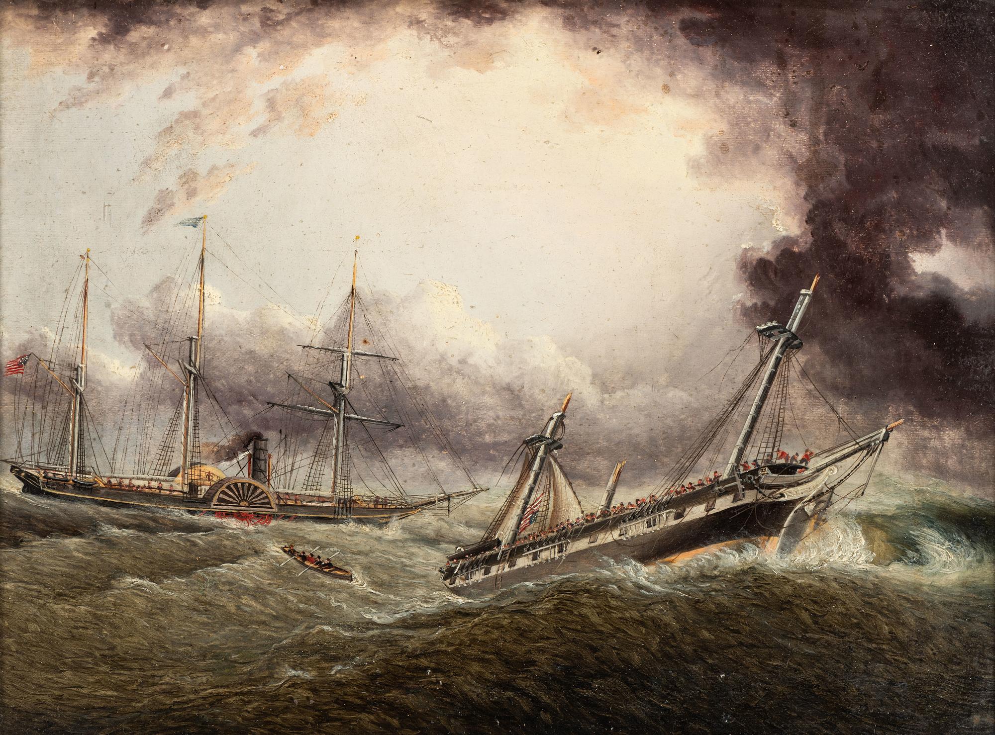 Attributed to James E. Buttersworth (British, 1817-1894)