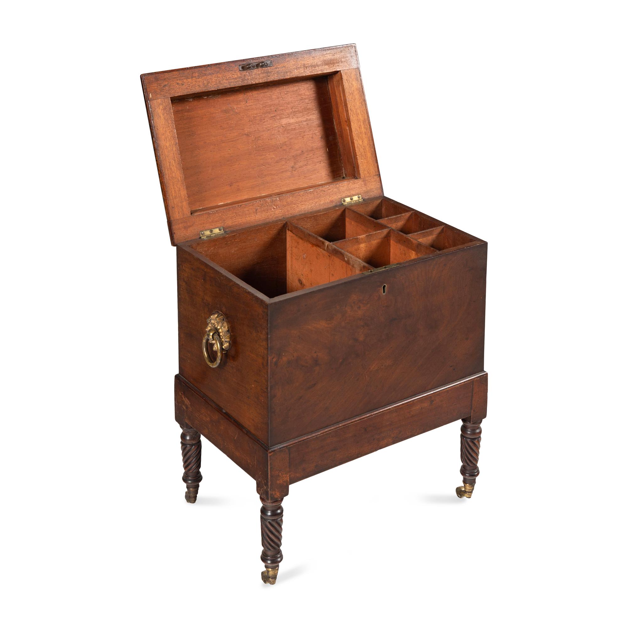 A Regency Mahogany Cellarette