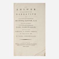 [American Revolution] Cornwallis, Charles, and Henry Clinton Group of 2 Titles