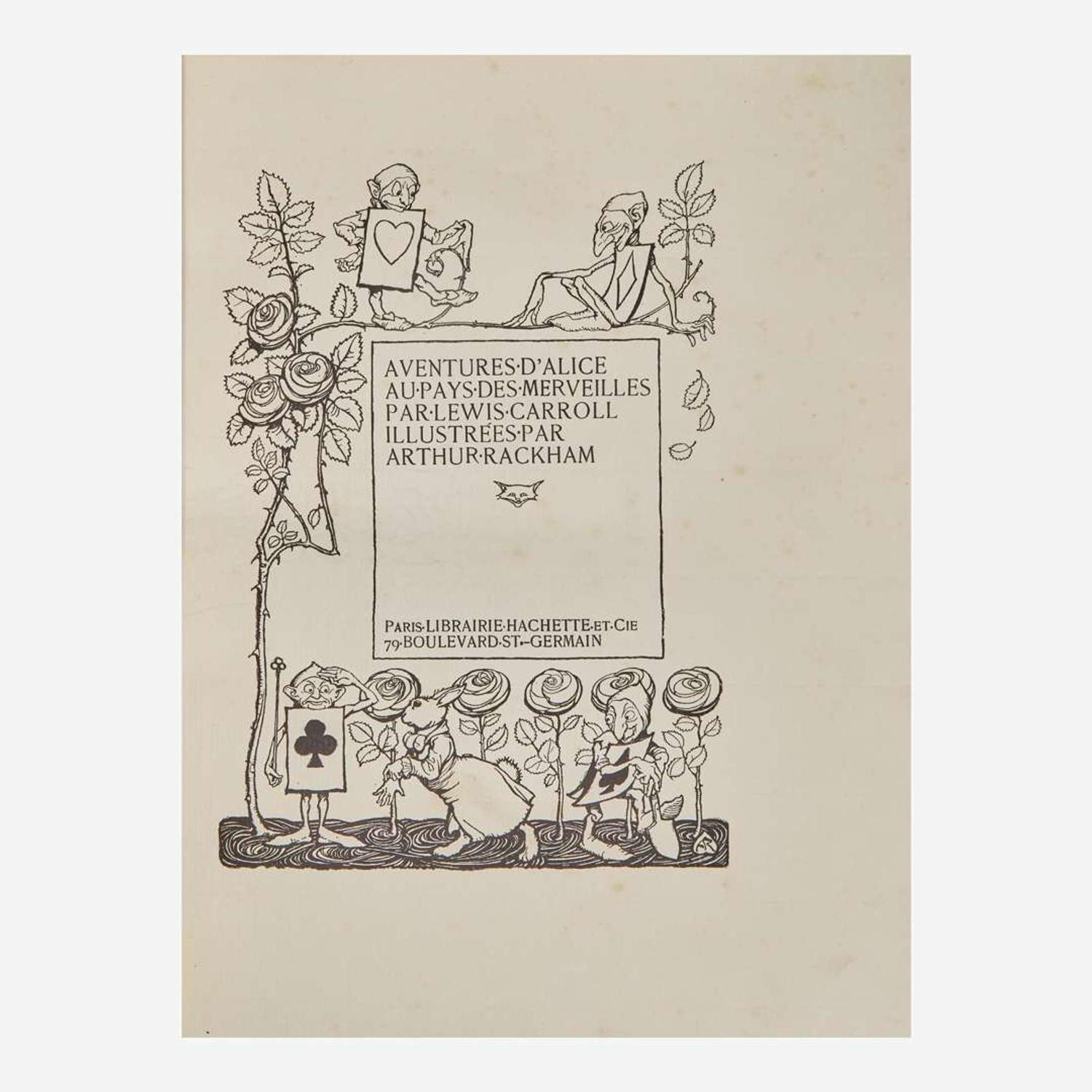 [Children's & Illustrated] [Rackham, Arthur] Carroll, Lewis Aventures d'Alice au pays des merveilles
