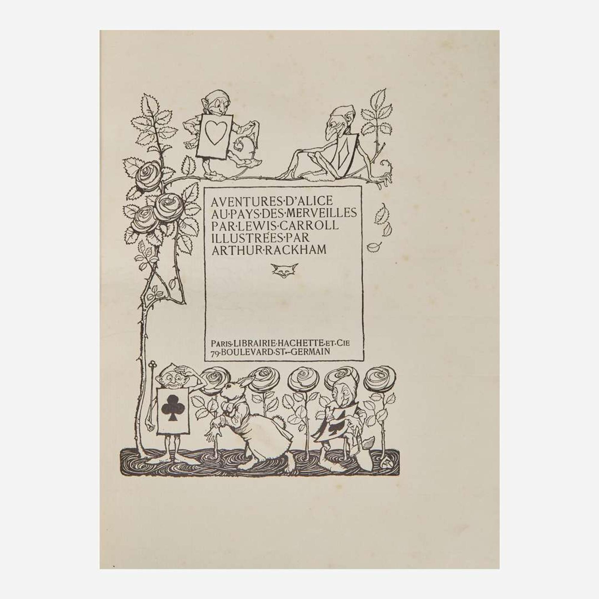[Children's & Illustrated] [Rackham, Arthur] Carroll, Lewis Aventures d'Alice au pays des merveilles