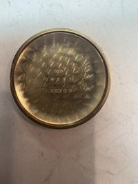 ROLEX, YELLOW GOLD VINTAGE 'PRECISION' 'COIN EDGE' WATCH WITH ROLEX BUCKLE