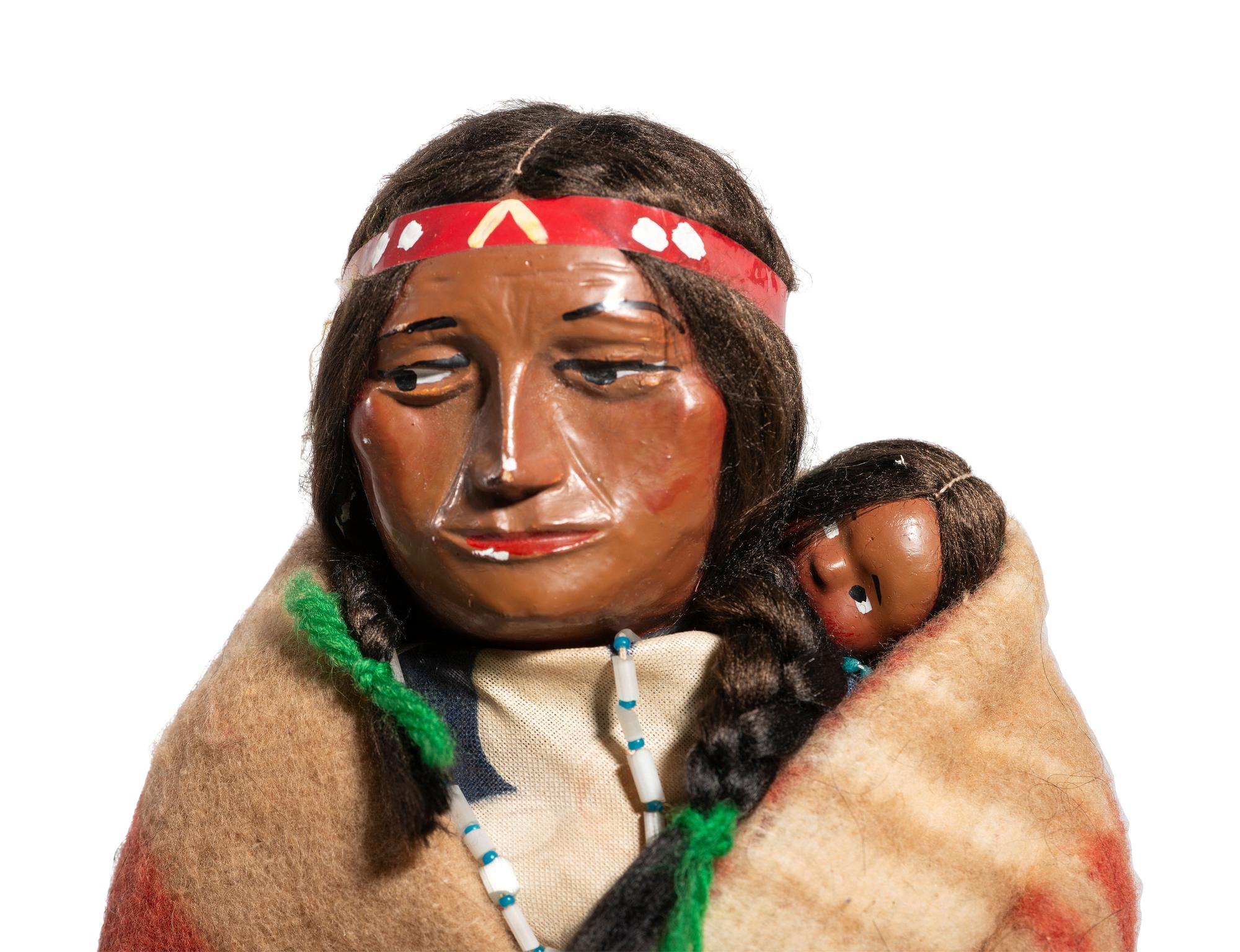 Group of Skookum Dolls