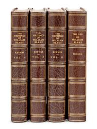 [BLAKE, William]. The Writings of William Blake. Geoffrey Keynes, editor. London: The Nonesuch Press, 1925. -- [ Uniformly bound with: ] WILSON, Mona. The Life of William Blake . London: The Nonesuch Press, 1927.