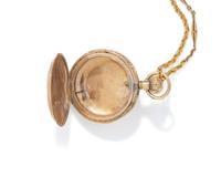 TRICOLOR GOLD, WATCH CASE AND CHAIN