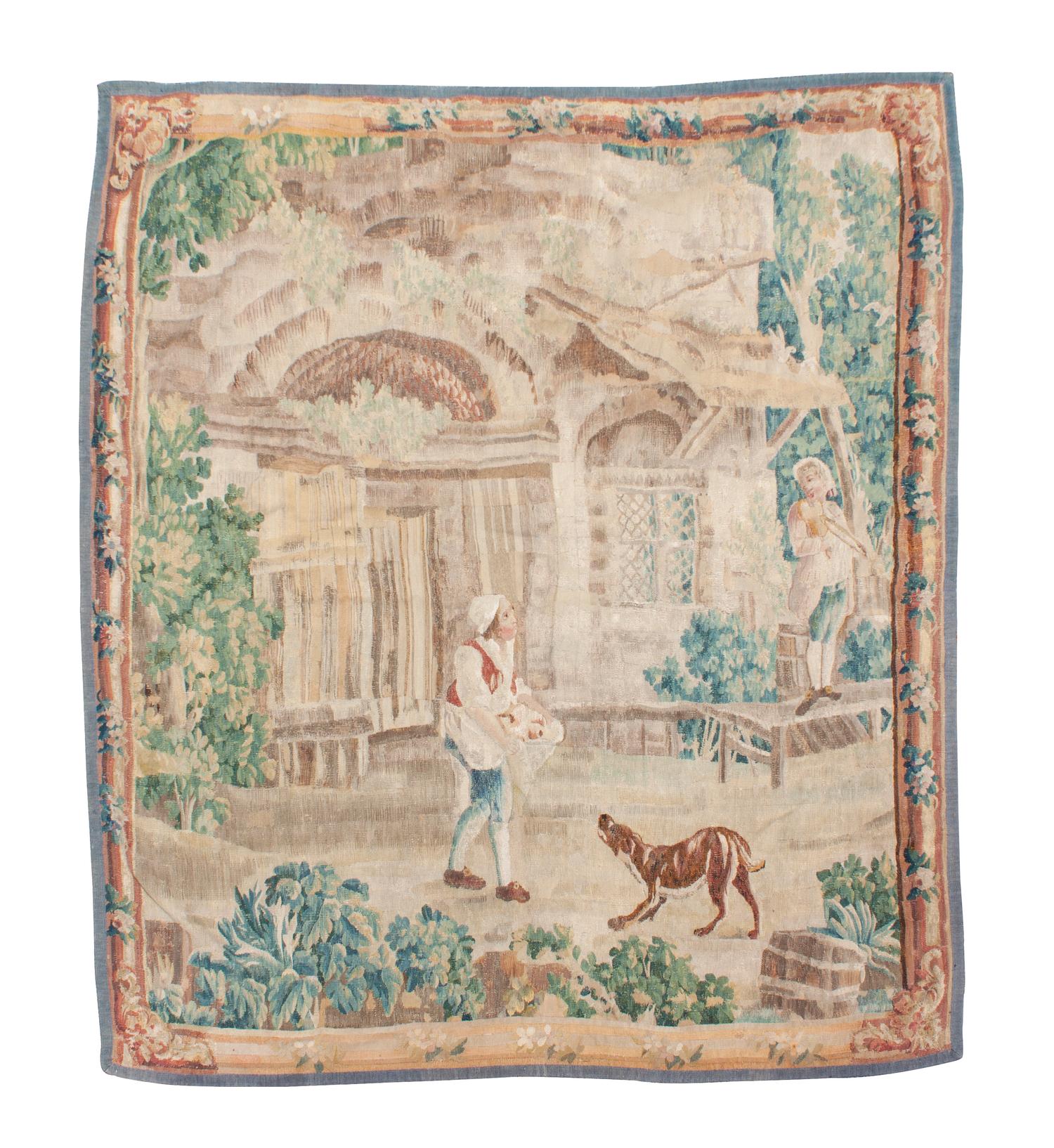 A French Pastoral Tapestry — 18TH CENTURY