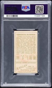A 1911 T205 Gold Border Christy Mathewson Baseball Card - Hassan (PSA Authentic Altered)
