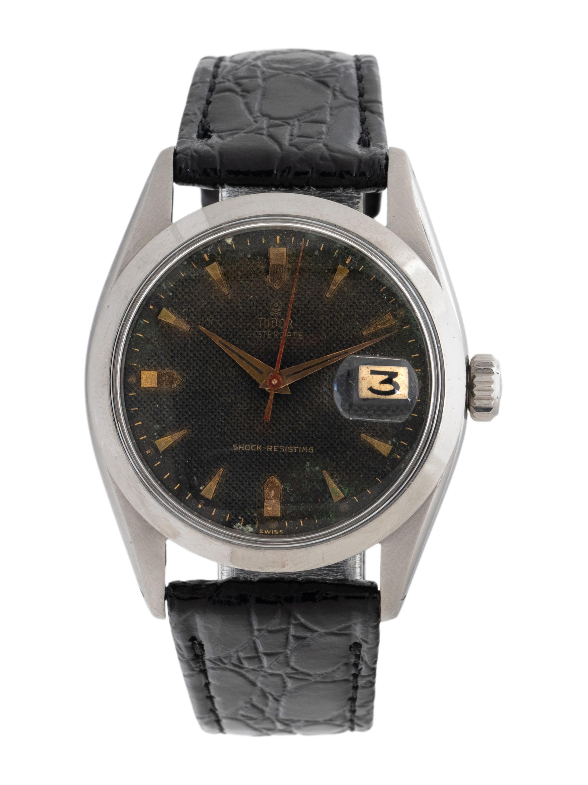 TUDOR, REF. 7939 STAINLESS STEEL 'OYSTERDATE' HONEYCOMB DIAL 'ROULETTE' WATCH