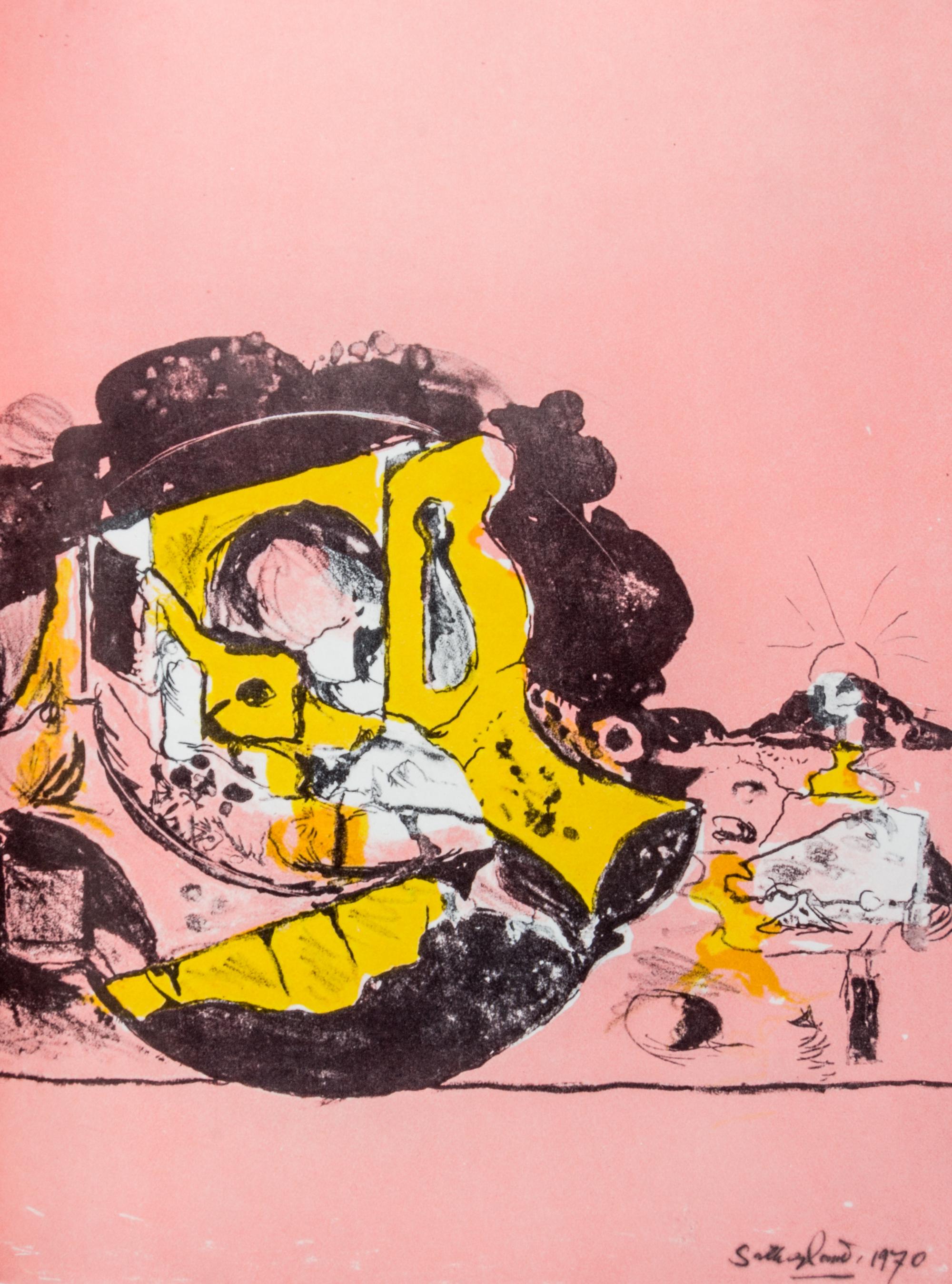 (SUTHERLAND, GRAHAM) ARCANGELI, FRANCESCO. Graham Sutherland. NY, 1973. With original lithograph (with one other title, 2 works)