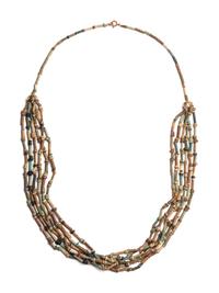 A Egyptian Bead and Faience Necklace