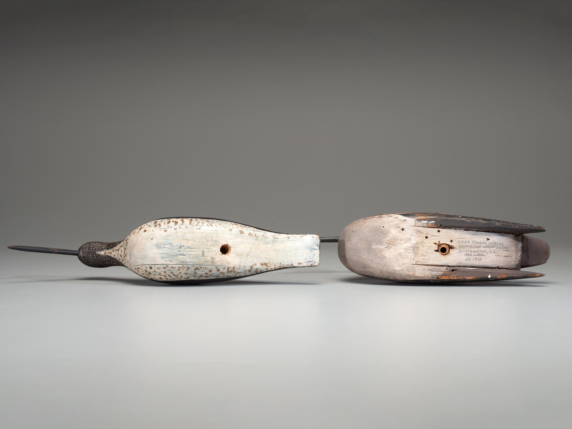 Two Carved and Painted Wood Shore Birds