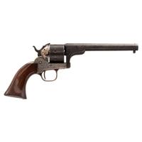 Moore 7-Shot Revolver Inscribed to Lt. Col. J.B. Leake - POW - with CDV and GAR Badge