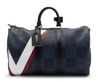 Louis Vuitton Keepall Bandoulière 45 in Latitude Damier Cobalt, America's Cup, 2017