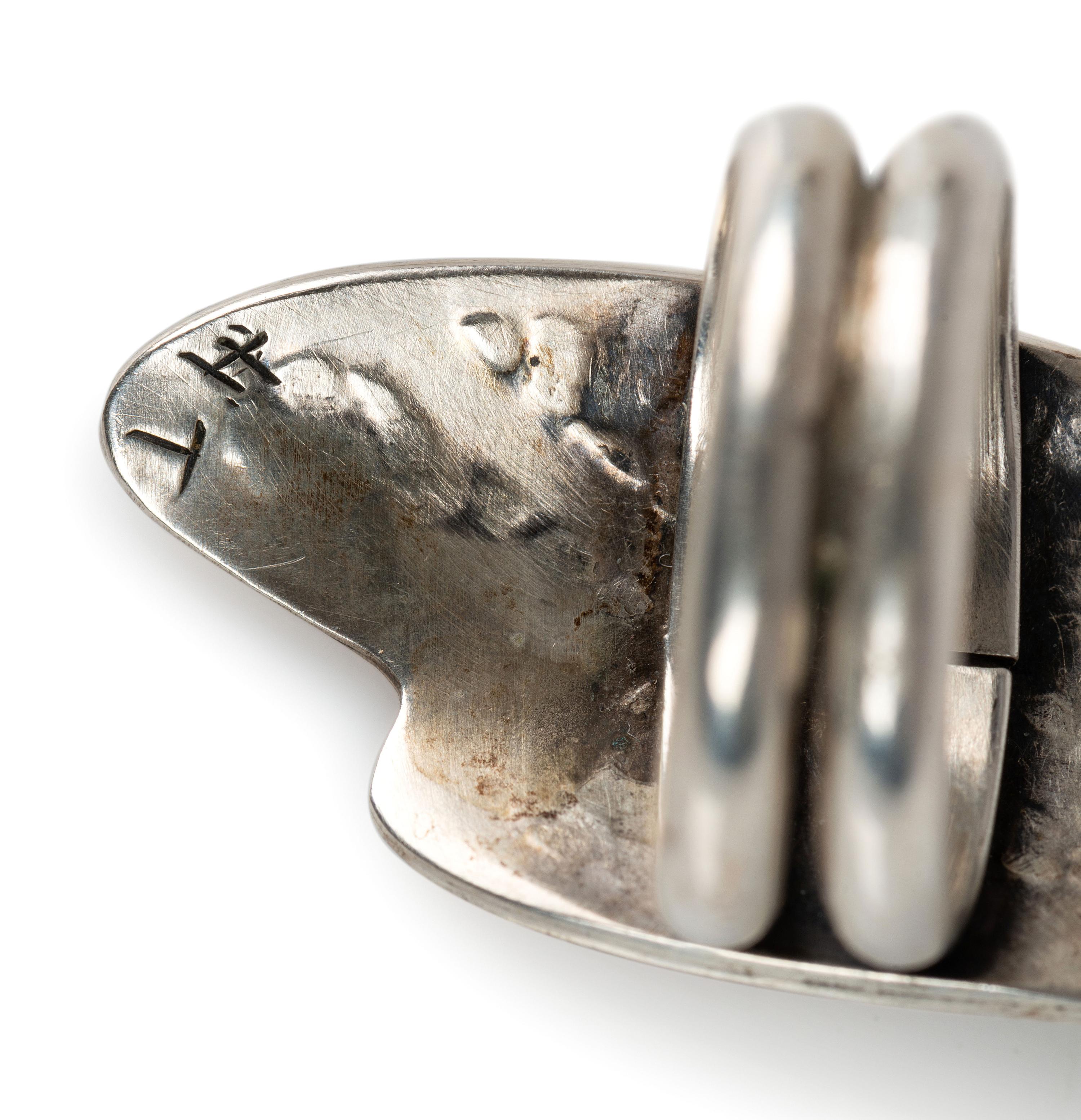 Navajo and Hopi Silver Overlay Jewelry