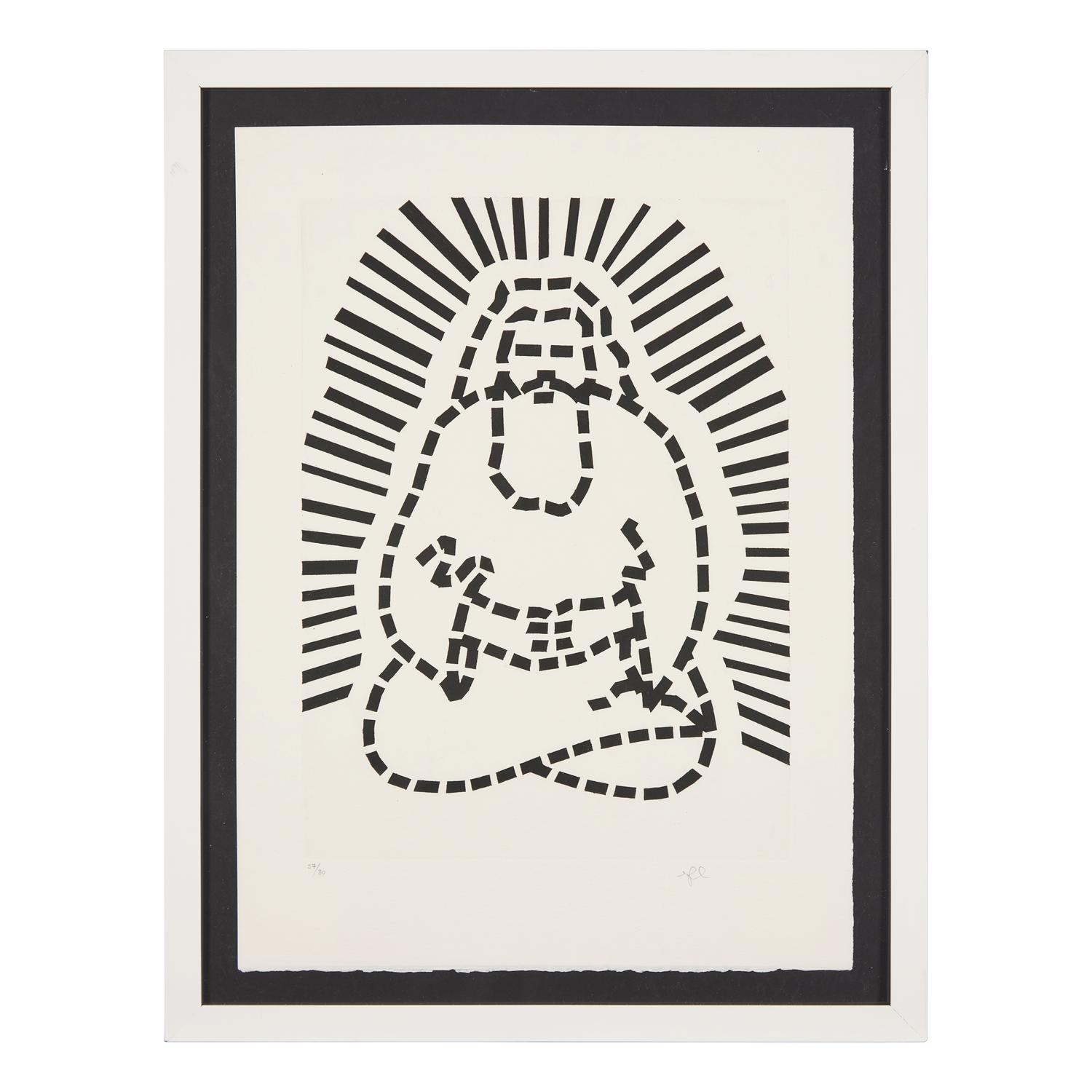 Roy Lichtenstein (American, 1923-1997) — Illustration for "Passage du Nord-Ouest" (from La Nouvelle Chute de L'Amérique ), 1992