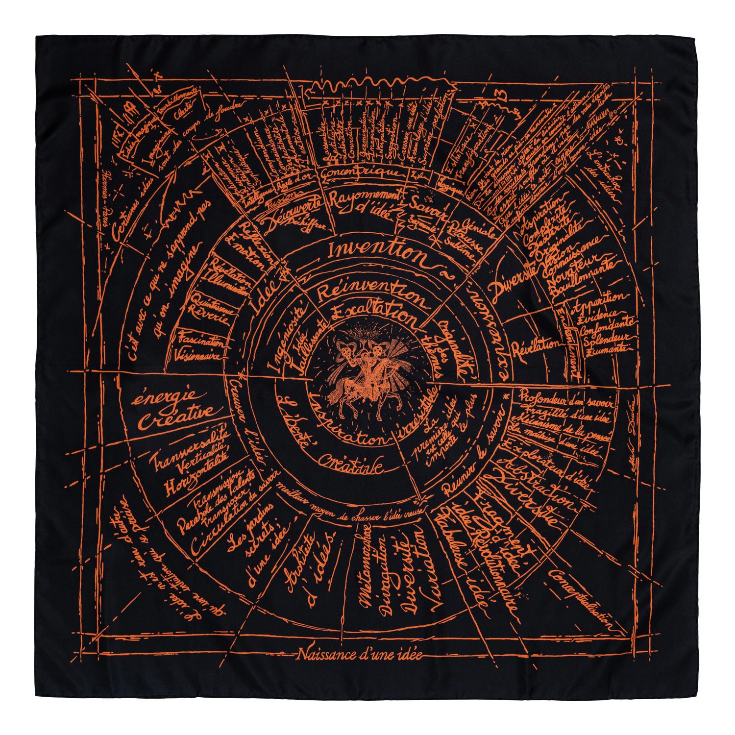 Three Hermès 90cm Silk Scarves