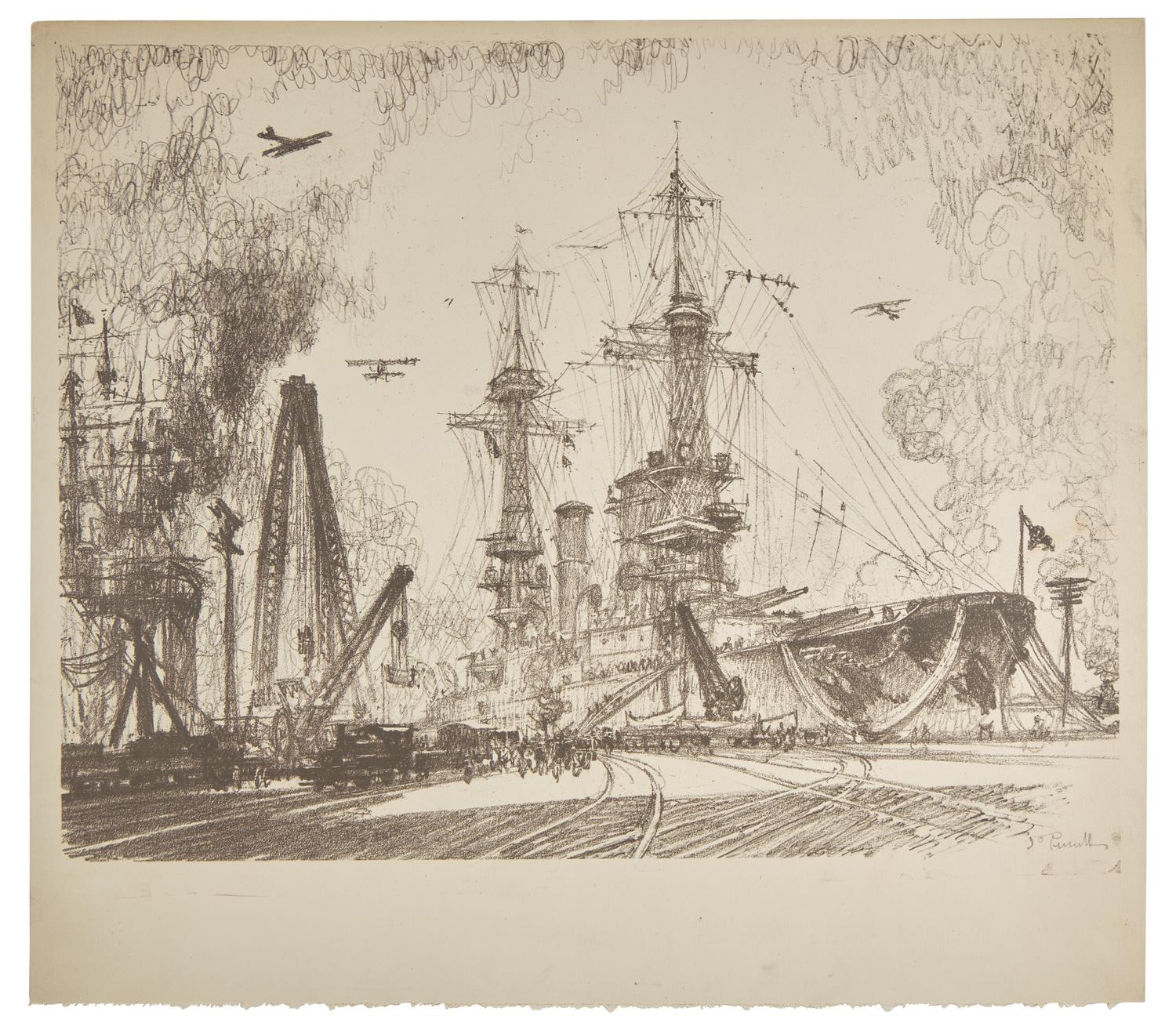 Six Works: Ready to Start, also known as Provide the Sinews of War (4); together with In Dry Dock; together with Building Submarine Chasers), 1917 (6)