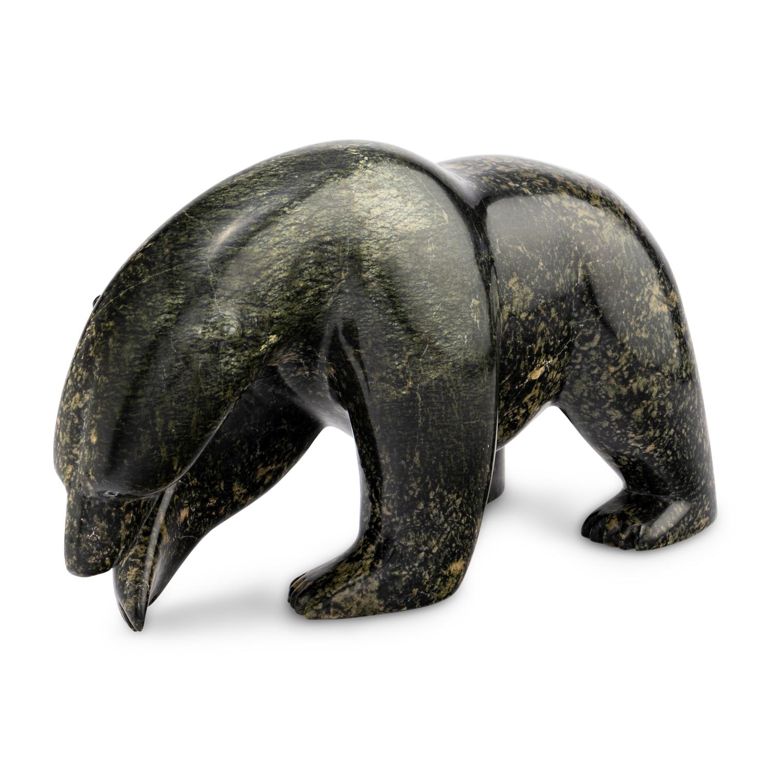 Inuit Carved Soapstone Polar Bear